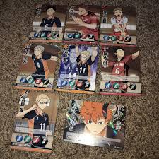 Playing cards (new version added) 55 cards total in a deck. 8 Haikyu Haikyuu Anime Trading Cards Comes With Depop