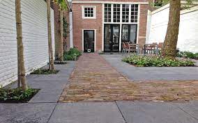beton klinkers tuin ideeen tuin tuin bestrating