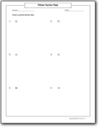 Some of the worksheets for this concept are math mammoth grade 6 b worktext sample, name prime factorization, factoring work, finding the prime factorization of a whole number, prime factorization work, factors and. Prime Factor Tree Worksheets