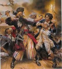 Edward Teach Le Celebre Barbe Noire Barbe Noire Art De Pirate Illustrations