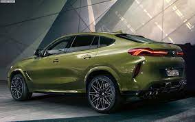 Maximal Extrovertiert Bmw X6 M Competition In Urban Green