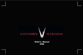 Victory Vision 2009 Owner S Manual Has Been Published On Procarmanuals Com Https Procarmanuals Com Victory Vision 2009 Owners M Owners Manuals Manual Visions