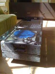 I have had great success with my atomic record cabinet and wanted to expand the range to include some more. Coffee Table I Made A Few Years Back From A Outmoded Dj S Coffin Dj Pult Wohnzimmer Dj Pult Dj