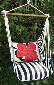 Hanging chaise lounge chair canopy floating chaise lounger swing hammock chair, for patio, garden, deck and poolside. True Black Red Hibiscus Hammock Chair Swing Set Only 159 99 At Garden Fun