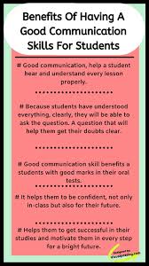 Benefits Of Having Good Communication Skills For Students Good Communica Good Communication Skills Effective Communication Skills Improve Communication Skills