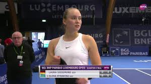 Elena rybakina in action against serena williams during their french open match on sunday. Wta Luxembourg Day 5 L Siegemund Vs E Rybakina Match Highlights Facebook
