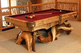 Wonderful Unique Pool Table Design Rustic Game Tables Pool Table Rustic Games