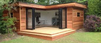 L Shaped Garden Office Want One Contemporary Garden Rooms Backyard Office Outdoor Office