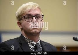 Matthew Haynes, founding owner of Club Q, testifies before a House  Oversight Committee hearing, Wednesday, Dec. 14, 2022,