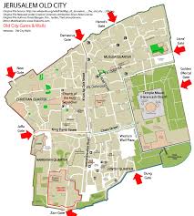 Jerusalem Old City Gates Walls Map The Old City Of Jerusalem Is Surrounded By Impressive Stone Walls The Walls Bull Run Civil War History Civil War Battles