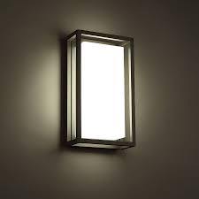 Framed Outdoor Wall Light By Modern Forms Ws W73608 Bz Modern Outdoor Lighting Modern Outdoor Lamp Outdoor Wall Sconce