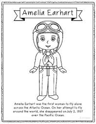 Amelia Earhart Coloring Page Or Poster Use This Activity In Addition To Your Biography Read Alouds And Amelia Earhart Coloring Pages Amelia Earhart Activities