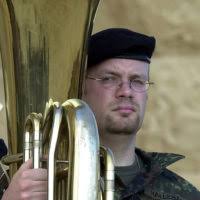 U.S. Marine Corps Pfc. Demetrius E. Rollack, a trumpeter