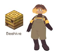 Beehives are crafted versions of bee nests. Minecraft Blocks As People On Twitter Beehive She S Nice But She Has A Short Fuse