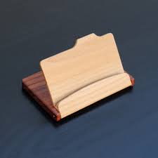 Is well organized and completely layered; Personalized Wood Business Card Holder Mca Corner Etchey