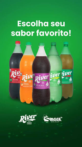 Refrigerante 2L River (Guaraná, Cola e Laranja)