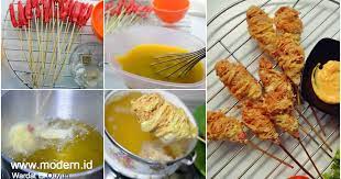 Resep mie sosis gulung goreng bahan utama : Sate Telur Gulung Crispy Ekonomis Isi Sosis 1 Resep Jadi 24pcs Modern Id