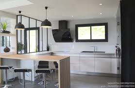 Decoration Et Amenagement D 039 Un Sejour Cuisine De 60m2 Samantha Decoration Cote Maison Cuisine En U Amenagement Cuisine Salle A Manger Cuisine