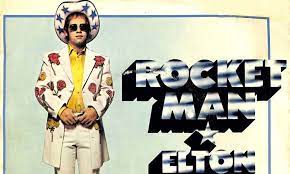 It had an acoustic guitar on it, it was a. From Elton John To Taron Egerton The Many Missions Of Rocket Man