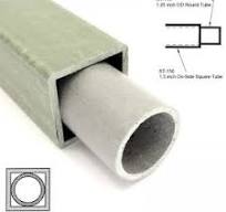 1-1/4" OD, 1" ID Fiberglass Round Tube - Made in USA