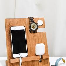 Usb table lamp,touch control desk lamp with 3 usb charging ports & 2 ac outlet,3 level brightness,7ft power cord,bedside lamp with usb charging station for home bedroom dorm office (led bulb included) Nightstand Valet Docking Station Diy Gift Idea Houseful Of Handmade