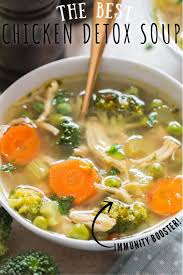 Check spelling or type a new query. Chicken Detox Soup Healthy Soup Recipes Clean Eating Healthy Chicken Soup Detox Soup