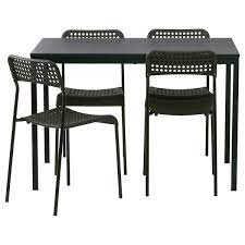 tarendo adde table and 4 chairs black ikea ikea fikirleri ikea koltuklar