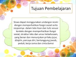 Contoh undangan formal untuk acara debat bahasa inggris. Formal And Informal Invitation Kls 11 Kurikulum 2013
