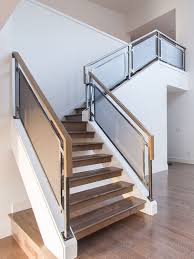 Halliday baillie modern handrail bracket. Interior Metal Railings Seattle Wa Blackbird Iron Design