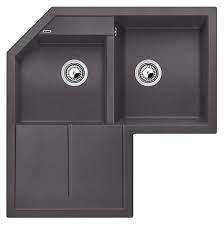 24 thomasville taupe corner bathroom vanity by chans furniture (1) $684. Blanco Metra 9 E 1518888 Metra Corner Sink Cm 83 X 83 Silgranit Rock Gray Left Drainer Vieffetrade