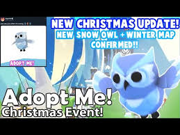 New Adopt Me Christmas Update New Winter Map 2020 Snow Owl Pets Confirmed Leaks Roblox Youtube Blueeyed snow owl by glenn holbrook: new adopt me christmas update new winter map 2020 snow owl pets confirmed leaks roblox
