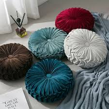 Floor Cushion Pillow In 2020 Chic Throw Pillows Round Throw Pillows Cushions On Sofa
