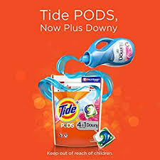 6x cleaning power plus fabric softener Amazon Com Tide Pods 4 In 1 With Downy Laundry Detergent Soap Pods High Efficiency He April Fresh Scent 73 Count Health Personal Care