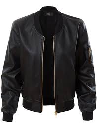 Le3no Womens Lightweight Faux Leather Varsity Bomber Jacket Varsity Bomber Jacket Fake Leather Jacket Faux Leather Bomber Jacket