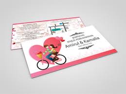 Kad kahwin express cetak depan dan belakang. Design Kad Kahwin Ezcetak Com