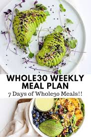 Weekly Meal Plan 4 Whole30 The Wooden Skillet Meal Planning Healthy Recipes Week Meal Plan