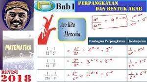 Jawaban matematika kelas 9 halaman 36. Perpangkatan Dan Bentuk Akar Smp Kelas 9 Buku Bse Revisi 2018 Matematika 1 4 Kegiatan 2 Youtube