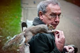 The Squirrel Man. | This photo was ...