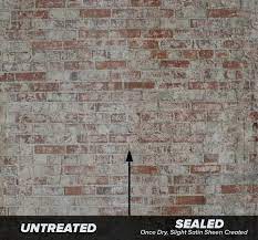 Masonry sealer that protects exterior walls from penetrating damp. Water Resistant Interior Exterior Brick Sealer Masonry Defender