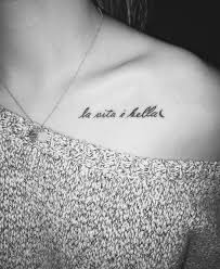 Tattoos, libra tattoo, tattoo designs, gemini tattoos, pisces tattoos, aquarius tattoo, tribal tattoos, lower back tattoos, gangsta tattoos, tattoo gallery, cross tattoos, butterfly tattoos,capricorn tattoos butterfly tattoo design with fullcolor in lowerbac. La Vita E Bella Tattoo Italian Life Is Beautiful Quote Tattoo Placement Collar Bone Tattoo Quotes Collar Bone Tattoo Tattoos