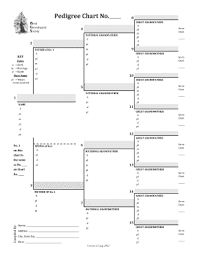 16 printable how to make a pedigree chart forms and