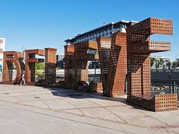These foundations are the most expensive to build because they must be poured in three separate parts, with each curing individually. Reno Nv September 29 October 3 2017 Burning Man Sculpture Smiths Falls City Plaza