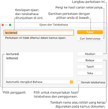 Pembelajaran tentang ayat seruan ini dipetik dalam beberapa topik. Semak Ejaan Dalam Pages Pada Mac Sokongan Apple