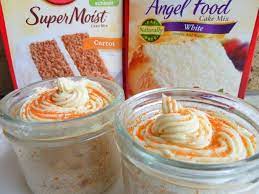 3 2 1 Microwave Cake Makes 1 Cake Carrot Cake Box Mix Angel Food Cake Box Mix 2 T Water Jar Or Mug In A Angel Food Cake Mix Recipes Angel Food Mug Recipes