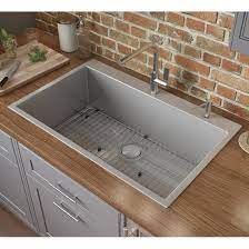 Find great deals on ebay for kitchen sinks drop in. Ruvati Tirana 28 L X 22 W Drop In Kitchen Sink With Basket Strainer Reviews Wayfair