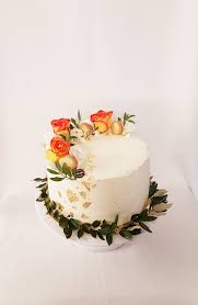 Torte In Apricot Und Goldakzenten Hochzeitstorte Torten