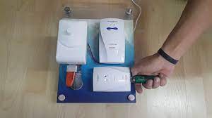 Pinging or ticking sounds for 20 to the gas valve automatically closed, shutting off gas flow. Sunghwa Lpg Gas Leak Detector With Automatic Shut Off Valve Youtube