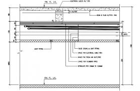 Maybe you would like to learn more about one of these? False Ceiling With Light Fitting Constructive Structure Details Dwg File Cadbull