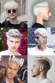 Bleached Hair For Men Mens Hairstyles Bleached Hair Men