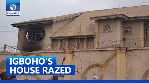 It is a reflection of the fact that our lives as nigerians are of no value to the government. Video Hoodlums Set Fire On Sunday Igboho S House Youtube
